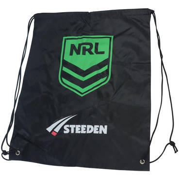 NRL Drawstring Bag - Black