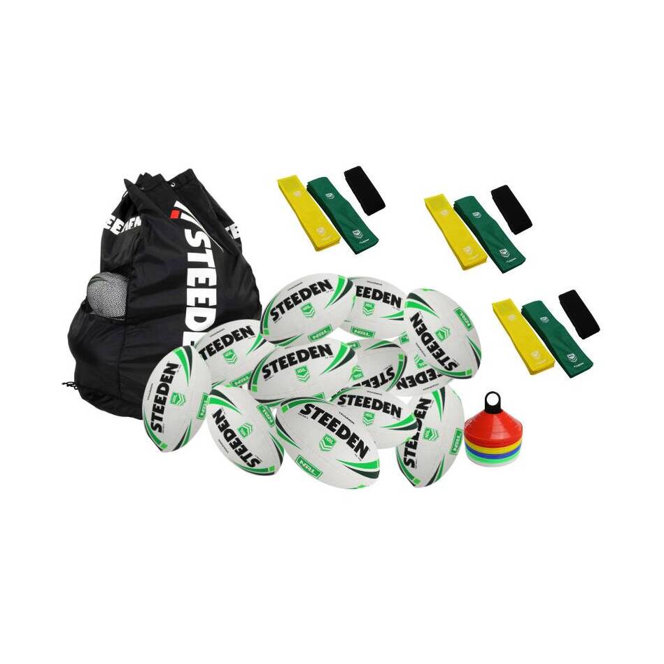 mainJunior Rugby League Training Equipment Pack - Complete Kit for Clubs, Schools & Coaches0