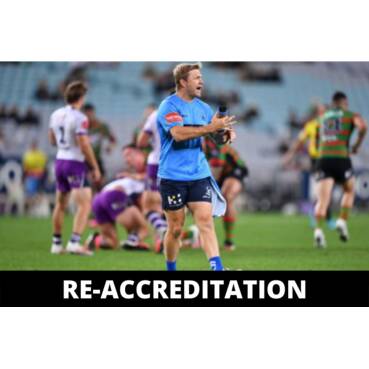 Online Level 1 Sports Trainer Re-accreditation Course