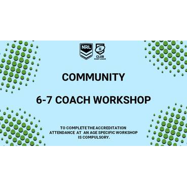 Community Coach (6-7's) Workshop