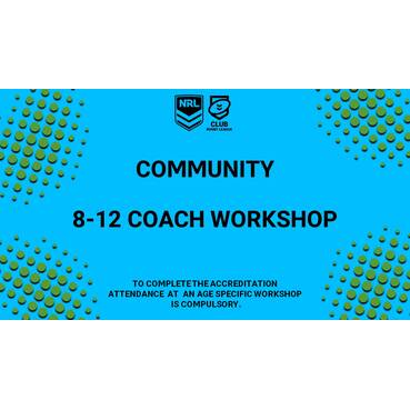 Community Coach (8-12's) Workshop