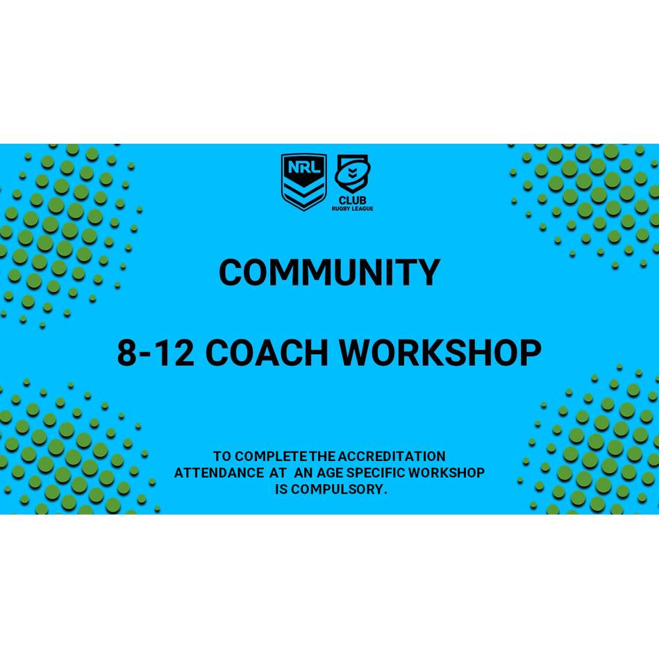 mainCommunity Coach (8-12's) Workshop0