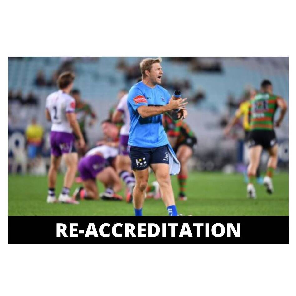 main2025 PILOT – Level 1 Sports Trainer Re-accreditation0